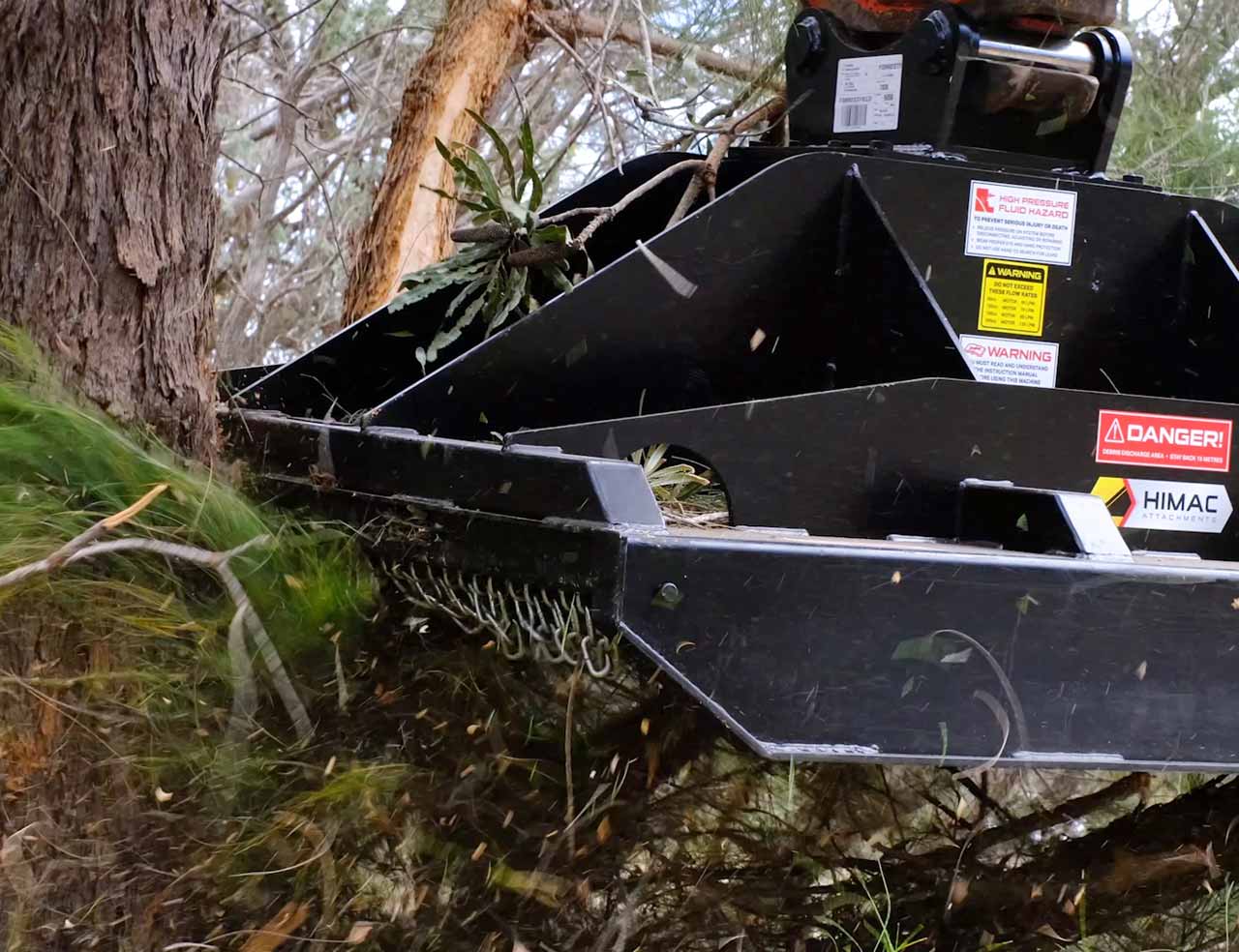 EXCAVATOR BRUSH CUTTER