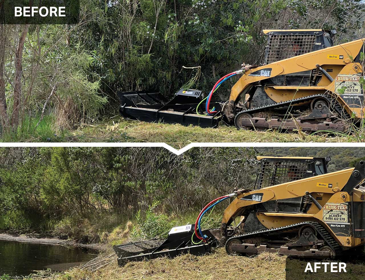 SKID STEER BRUSH CUTTER SLASHER